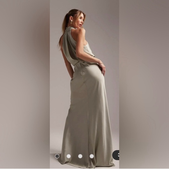 ASOS Sage high neck dress | size 12 - Picture 2 of 2